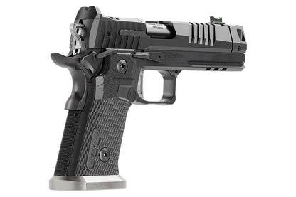 SIG Sauer P211-GTO 9mm Sportpistole, 3D-Ansicht schraeg von links vor weissem Hintergrund