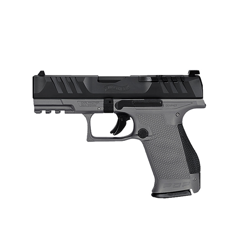 Walther PDP Compact OR in Tungsten Grey, 4 Zoll, linke Seite