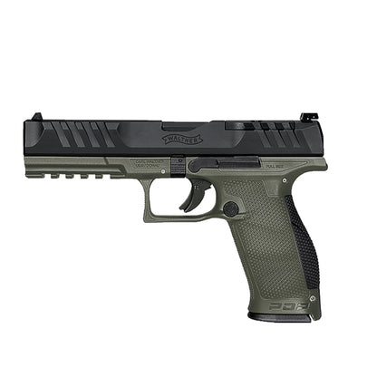 Walther PDP OR in OD Green, 5 Zoll, linke Seite