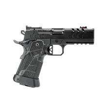 Kimber 2K11 Pro Comp Schwarz 9mm Sportpistole, rechte Seitenansicht vor weißem Hintergrund