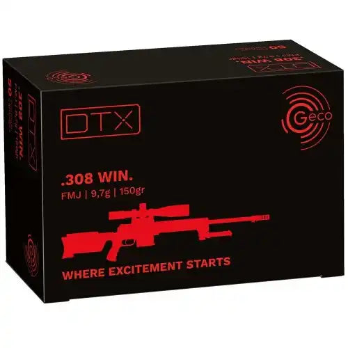 Geco .308 Win DTX Trainingsmunition 9,7 g 150 grs Packung