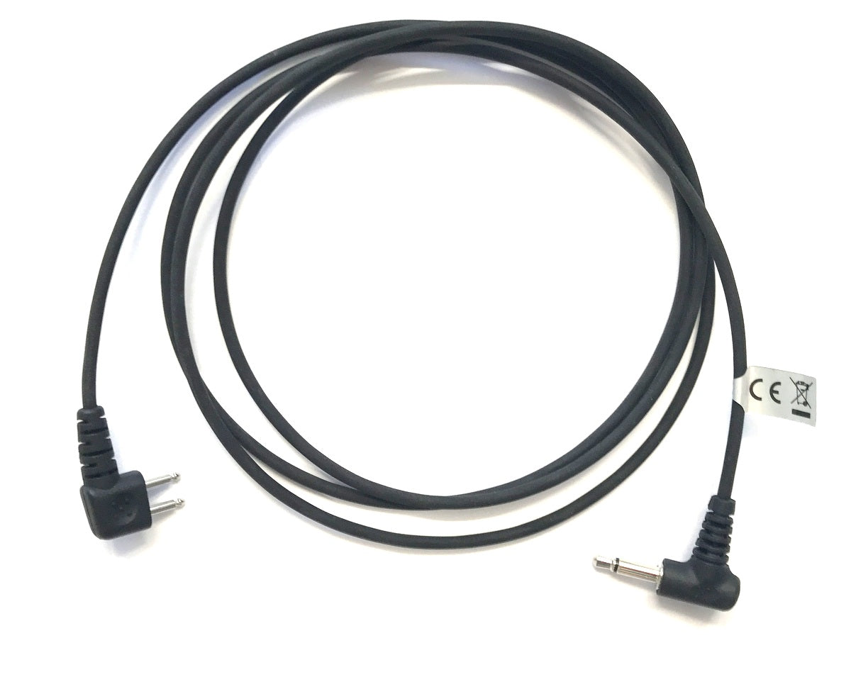 3M Peltor Audiokabel FL6H, J22-Stecker auf 3,5-mm-Monoklinke, beide Stecker abgewinkelt