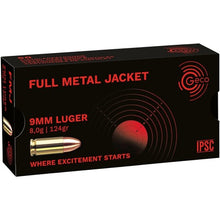 9 mm Luger Vollmantel 8,0g/124grs. Geco