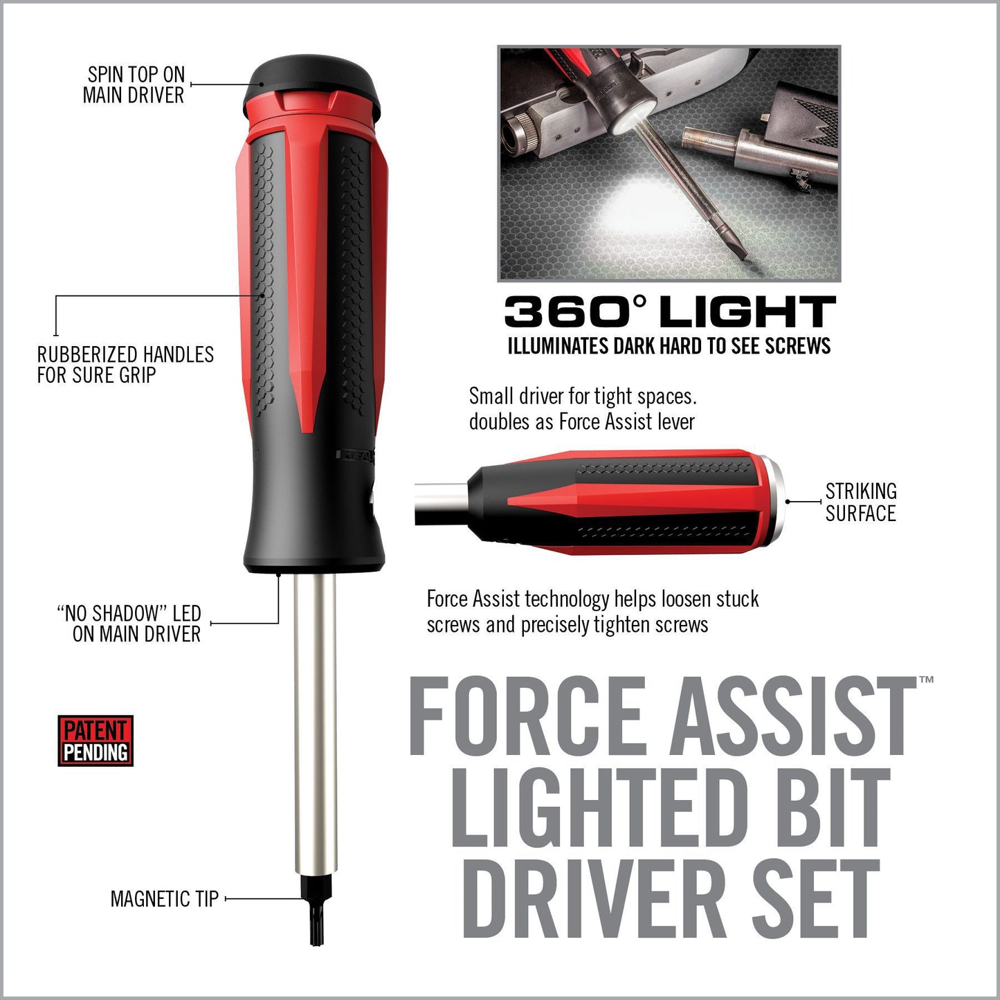 Real Avid Smart Torque Driver Master Set: Smart-Drive Handle mit magnetischem Bit-Halter im Einsatz an Feuerwaffe