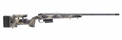 Bergara B14 Wilderness HMR Repetierbüchse mit Wilderness-Camo-Schaft und Mündungsbremse, Seitenansicht
