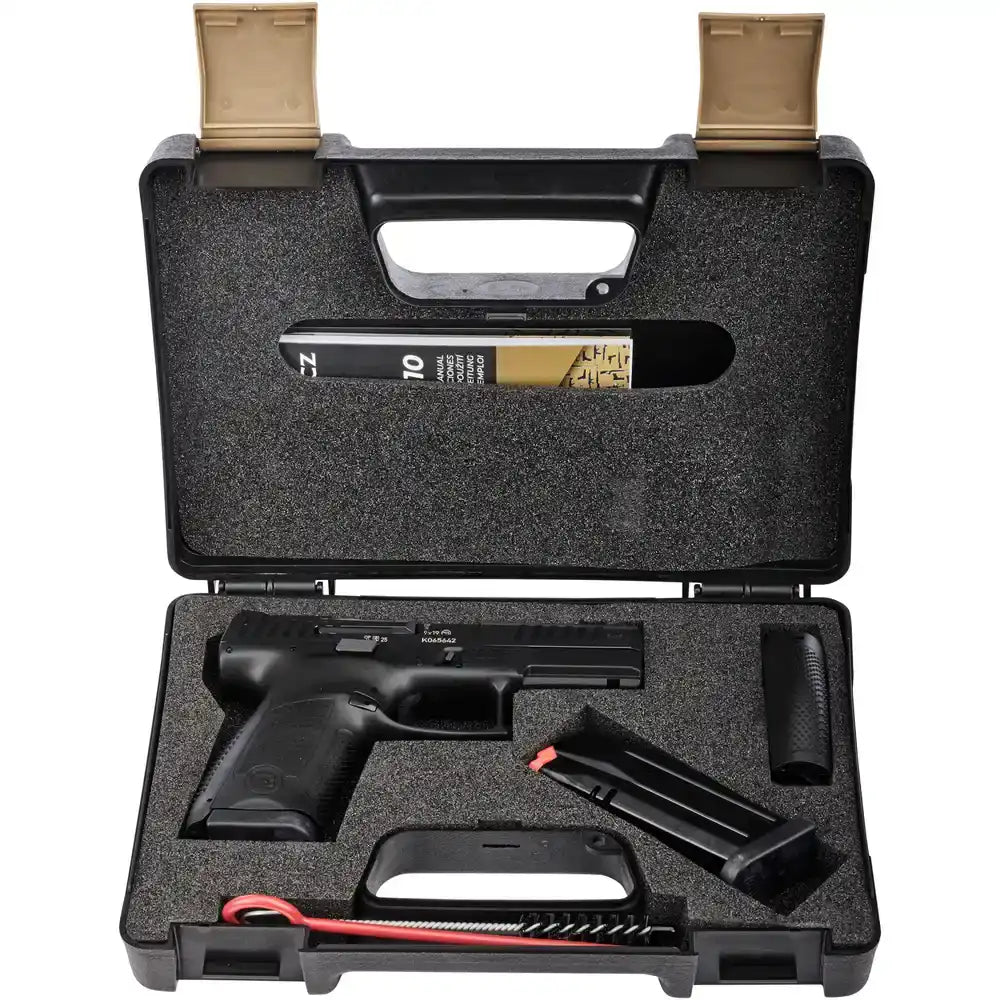 CZ P10 C Ported Pistole im Transportkoffer mit Zubehör und Magazin