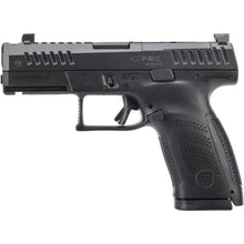 CZ P10 C Ported Pistole in Seitenansicht vor weißem Hintergrund