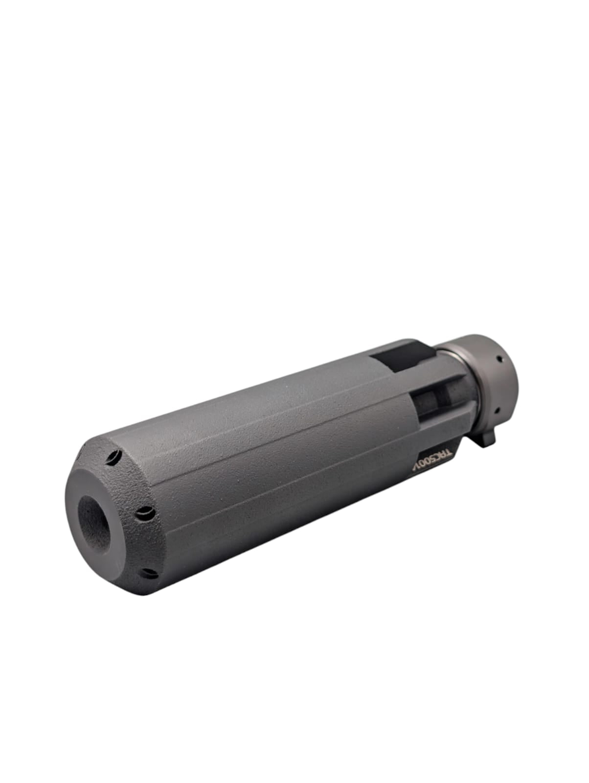 FBT INCA TAC K50Ti Titan-Schalldämpfer rechte Seitenansicht vor weißem Hintergrund