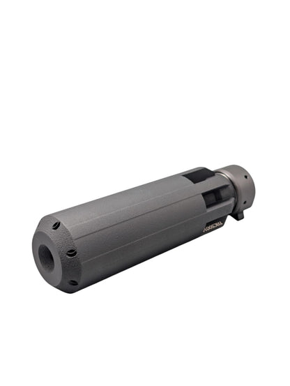 FBT INCA TAC K50Ti Titan-Schalldämpfer rechte Seitenansicht vor weißem Hintergrund