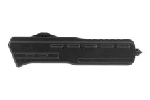 GSG-9 Rescue Tool RT1 Rettungswerkzeug: Seitenansicht mit eingefahrener Klinge und Schieber am Griff