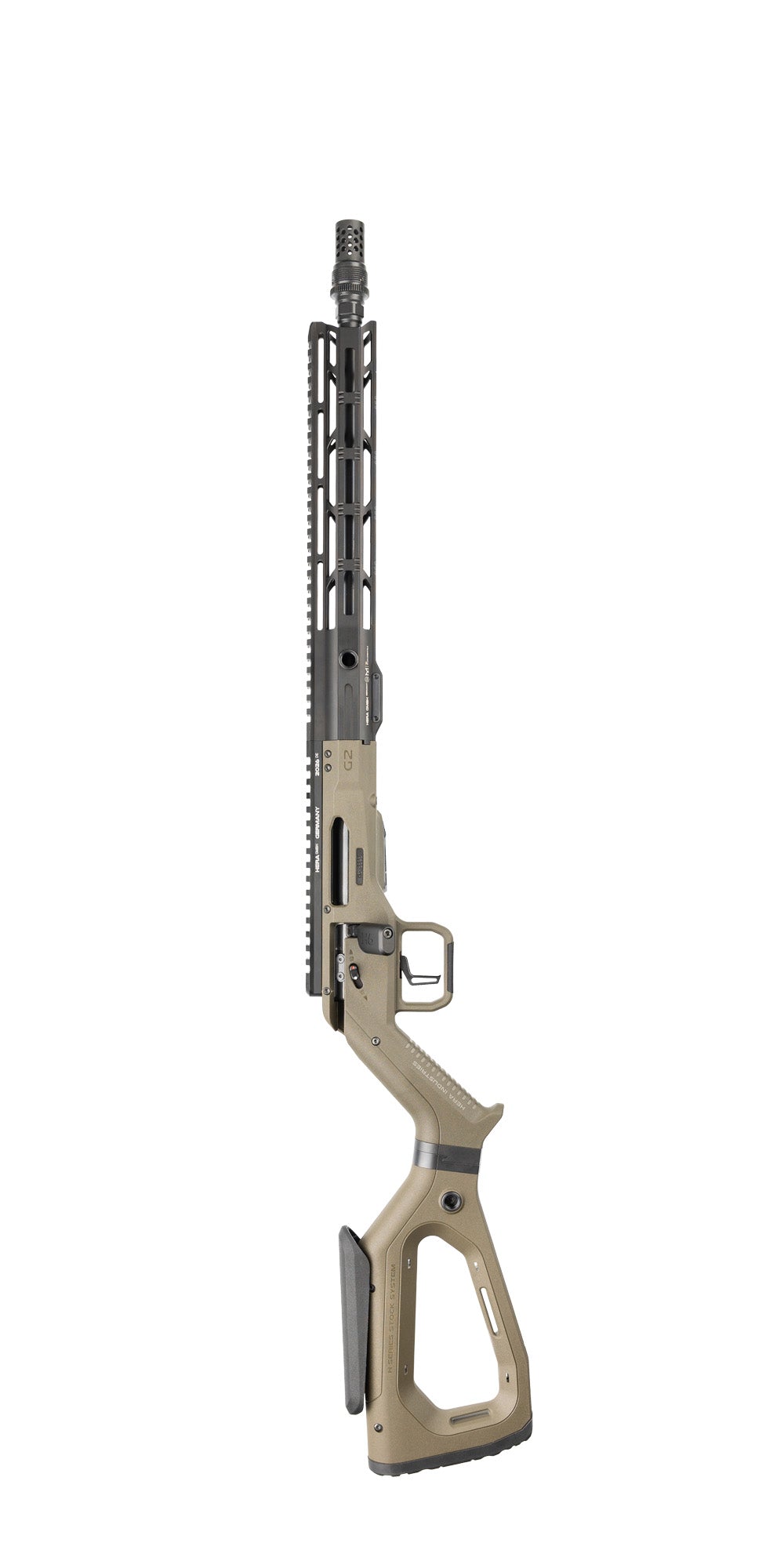 HERA H6K Repetiergewehr GEN2: stehende Gesamtansicht, Olivgrün