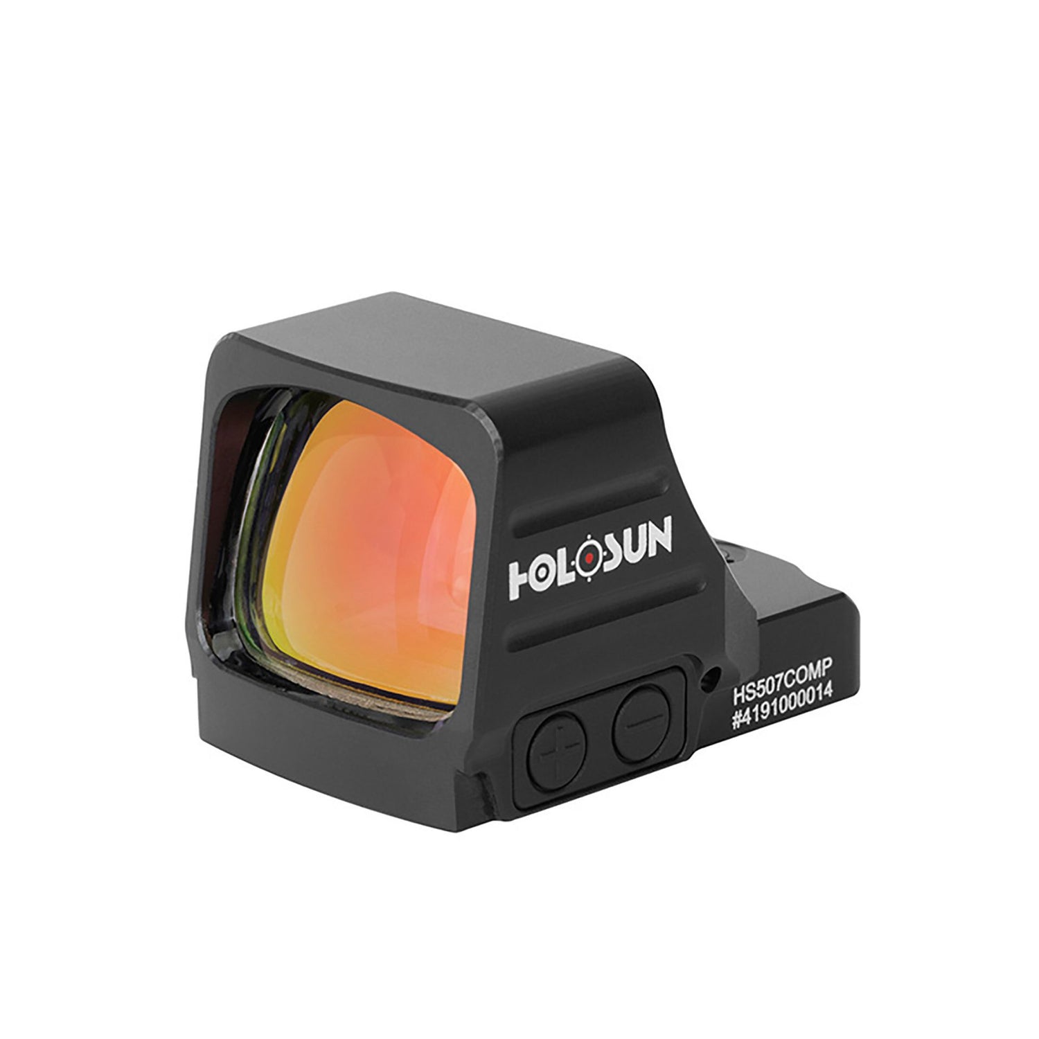 Holosun HS507Comp ELITE Reflexvisier Mini mit orange getönter Linse, schwarz
