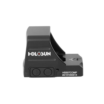 Holosun HS507COMP Offenes Reflexvisier + wechselbarem 2MOA Punkt, 8/20/32MOA Kreis Absehen