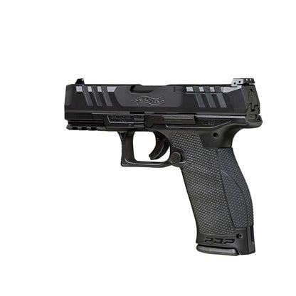 Walther PDP Compact OR in Schwarz, 4 Zoll, perspektivische Ansicht