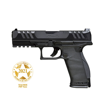 Walther PDP OR in Schwarz, 4,5 Zoll, linke Seite