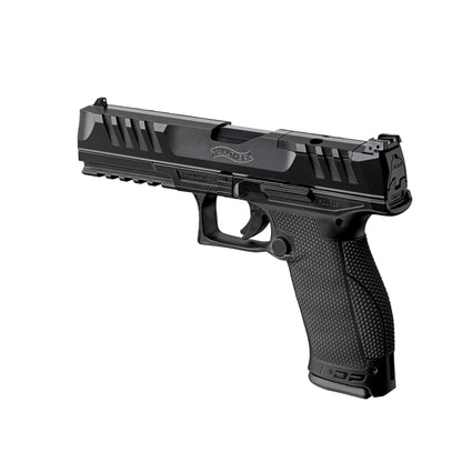 Walther PDP OR in Schwarz, 5 Zoll, perspektivische Ansicht