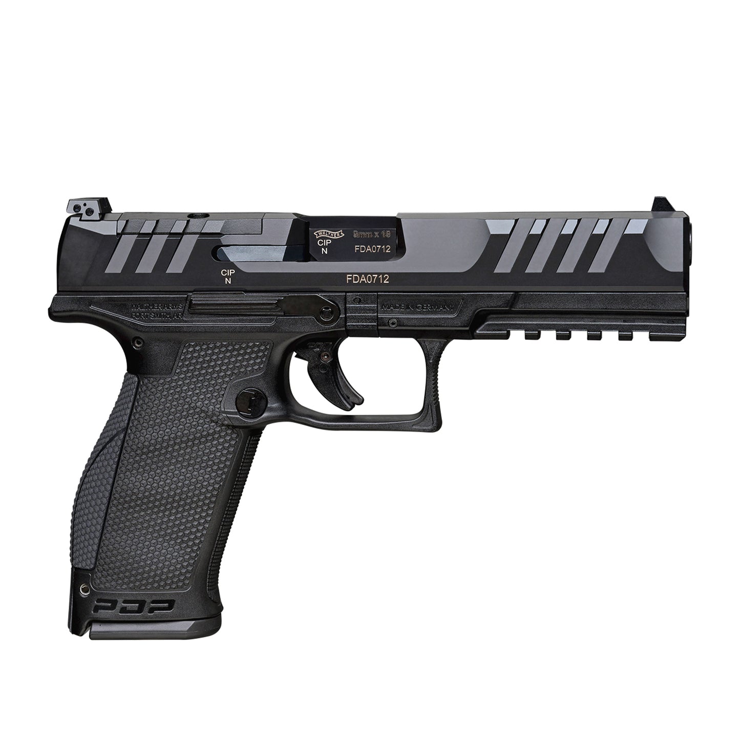 Walther PDP OR in Schwarz, 5 Zoll, rechte Seite