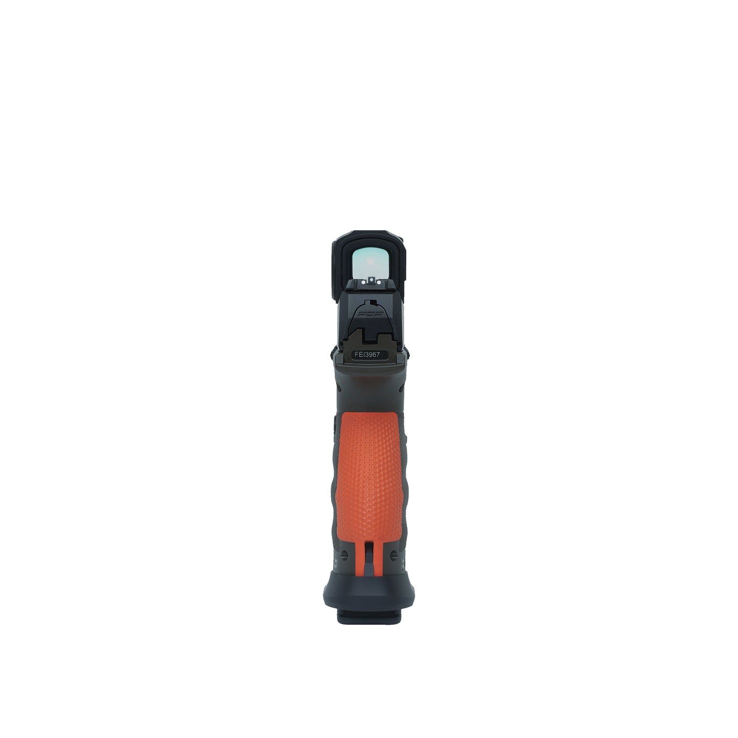 Walther PDP Hunter Pro Compact mit montiertem Rotpunktvisier, Ansicht von hinten