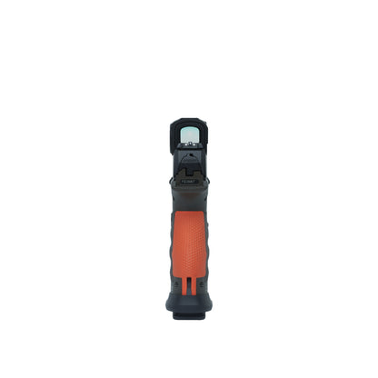 Walther PDP Hunter Pro Compact mit montiertem Rotpunktvisier, Ansicht von hinten