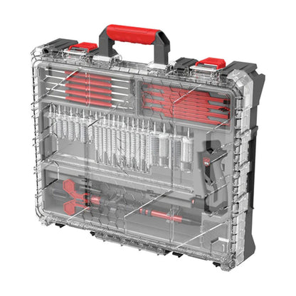Real Avid Bore-Max Master Cleaning Kit und mobile Workstation: geschlossener Koffer Frontansicht mit Tragegriff