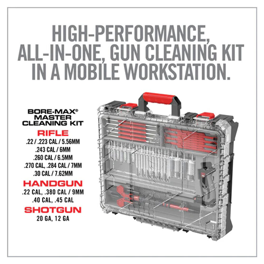 Real Avid Bore-Max Speed Clean System mit Jag-Patches und Smart-Fit Bore Guide Detailansicht