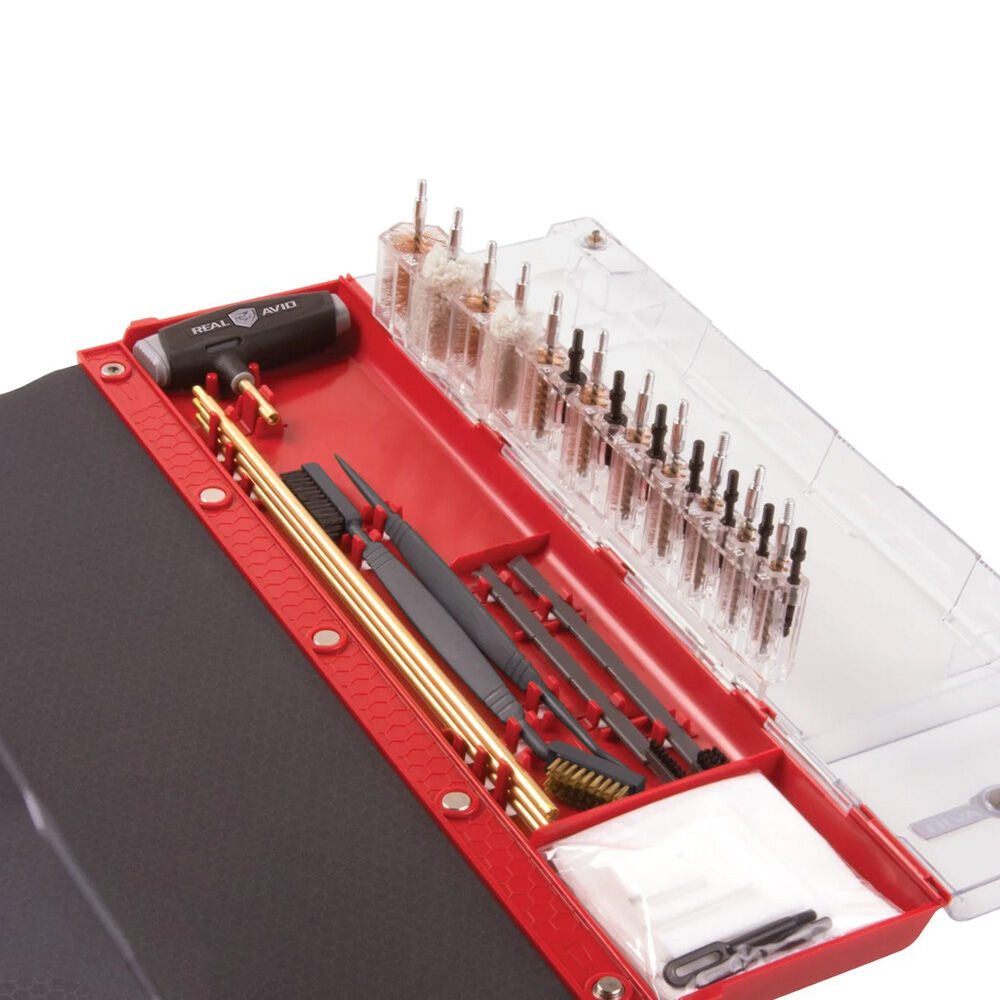 Real Avid Master Cleaning Station Universal Multi-Function T-Griff mit verlängertem 32-Zoll-Brass-Rod für Langlauf-Büchsen