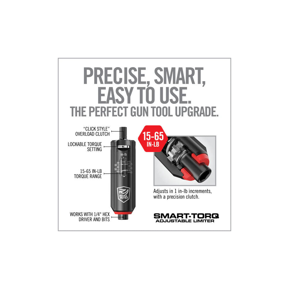 Real Avid Smart-Torq Kit Bit-Set mit Hex Torx und Phillips in der Soft-Case