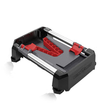 Real Avid Speed Stand mit eingespannter Langwaffe in non-marring Foam-Pad-Yokes