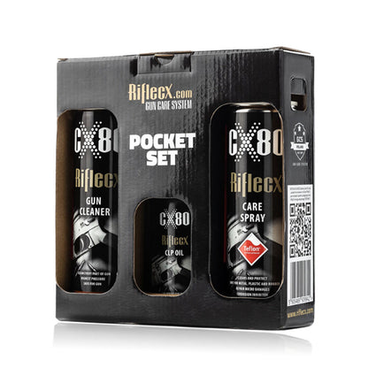 Rifle CX Pocket Set Waffenpflegeset 3-teilig in der Box