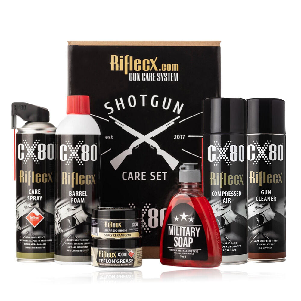 Rifle CX Shotgun Set Flinte Reinigungsset 8-teilig in der Box