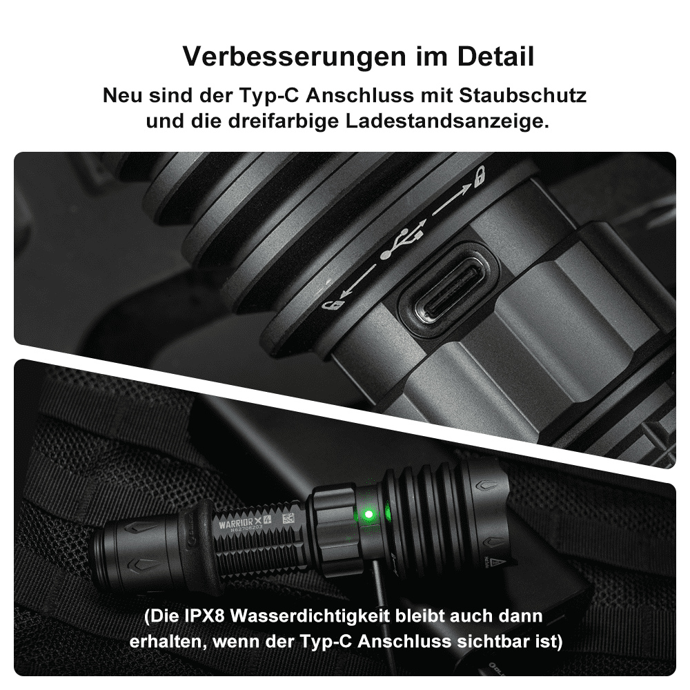 Olight Warrior X 4 Taschenlampe