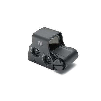 EOTECH XPS2-0 holografisches Visier in Schwarz, 3D-Ansicht von rechts vor weißem Hintergrund