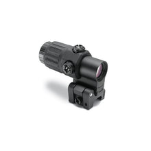 EOTECH G33.STS Magnifier in Schwarz, 3D-Ansicht von rechts vor weißem Hintergrund