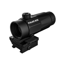 Falke Magnifier B3X LE Vergrößerungsmodul mit seitlich geklappter FlipUp Montage in Schwarz