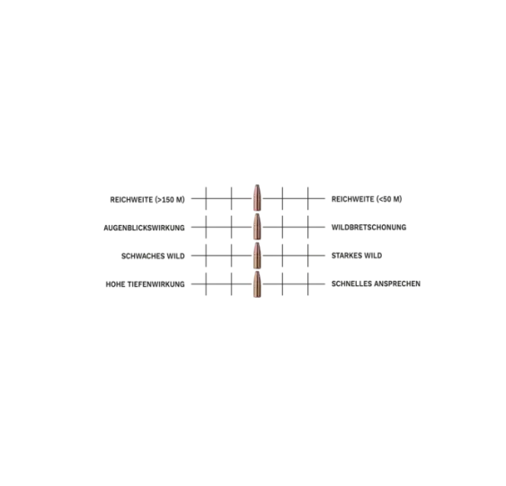 .30-06 Spr. Softpoint Teilmantel 11,0g/170grs. Geco