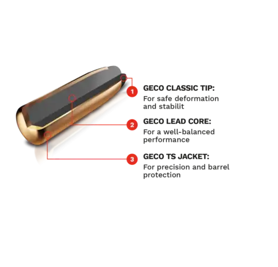 .30-06 Spr. Softpoint Teilmantel 11,0g/170grs. Geco