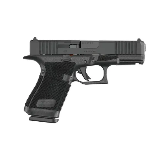 Glock 19 Gen6 OR Compakt rechte Seitenansicht mit MOS-System und flachem Abzug