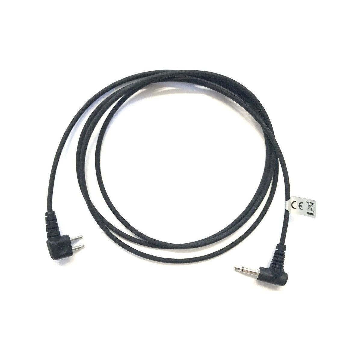 3M Peltor Audiokabel FL6H, J22-Stecker auf 3,5-mm-Monoklinke, beide Stecker abgewinkelt