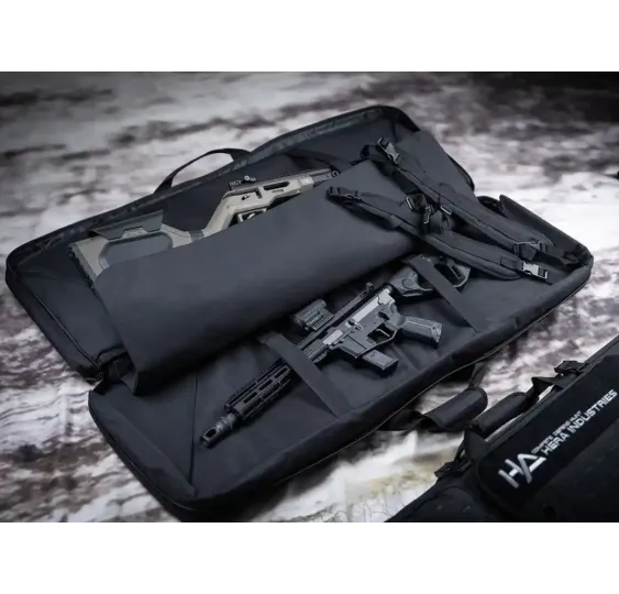 Hera Arms Langwaffenfutteral Lasermolle Long Innenfach mit Zurrgurten