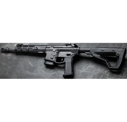Hera Arms The 15th Duty Gen4 Detailansicht Schubschaft und Lower Receiver vor weißem Hintergrund