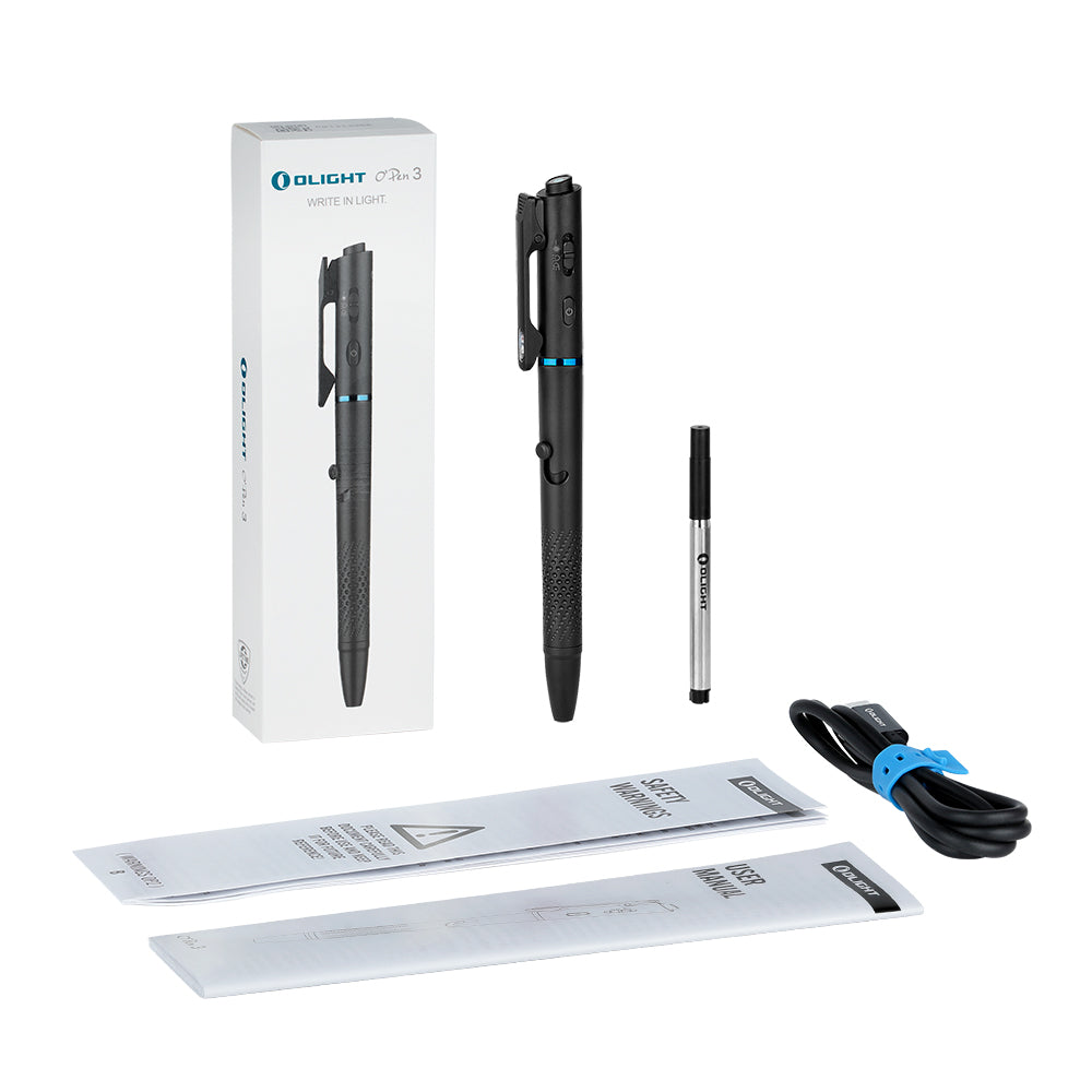 Olight O’Pen 3 Stiftlampe in Schwarz
