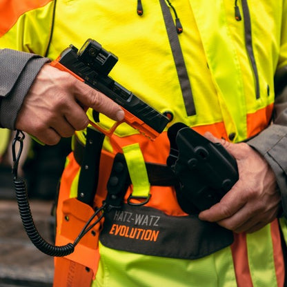 Aimpoint Acro C-2 Reflexvisier montiert auf Pistole, Anwendungsansicht
