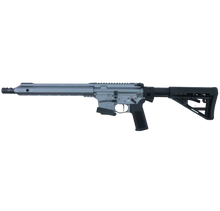 Schmeisser AR15-9 S4F Sport PCC Grey Dynamic 9mm, linke Seitenansicht vor weißem Hintergrund