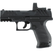 Walther PDP Compact 4" Co2 Airsoftpistole 6mm BB, linke Seitenansicht vor weißem Hintergrund