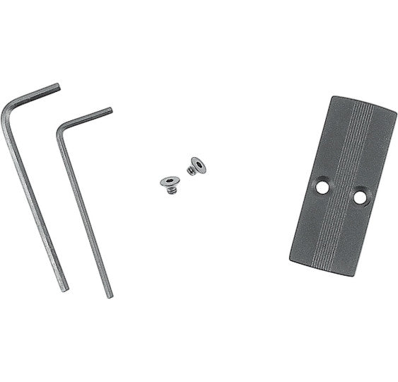 Walther Q5 Match Combo 5" CO2 Luftpistole 4,5mm Diabolo, Detailansicht Optikmontageplatte vor weißem Hintergrund